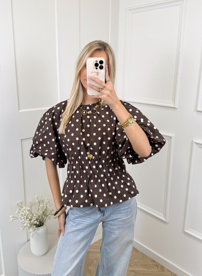 Top polkadots bruin