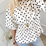 Top polkadots off white