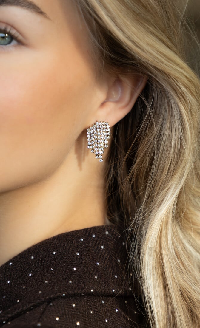 Oorbel Sparkling Falls goud