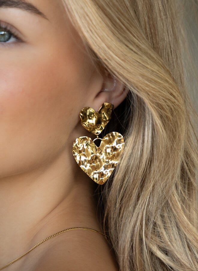 Oorbel Amoré gouden