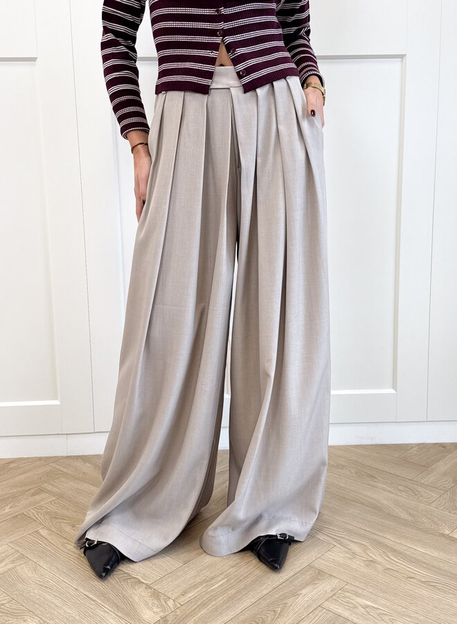 Pantalon Macy taupe