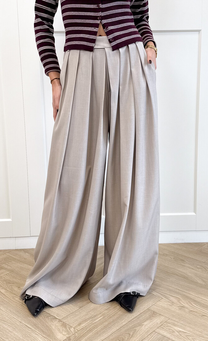 Pantalon Macy taupe