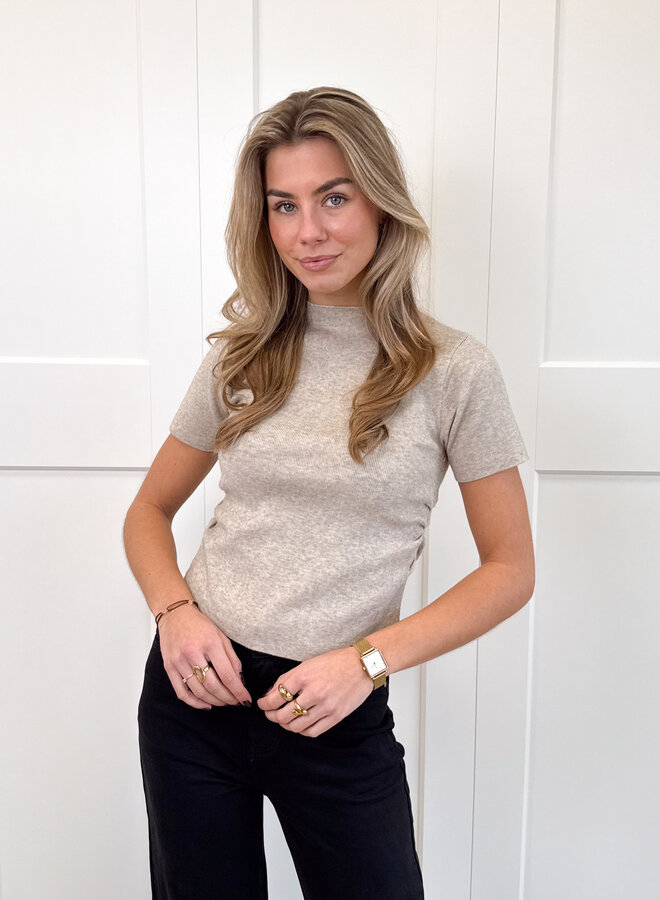 Top Lou taupe