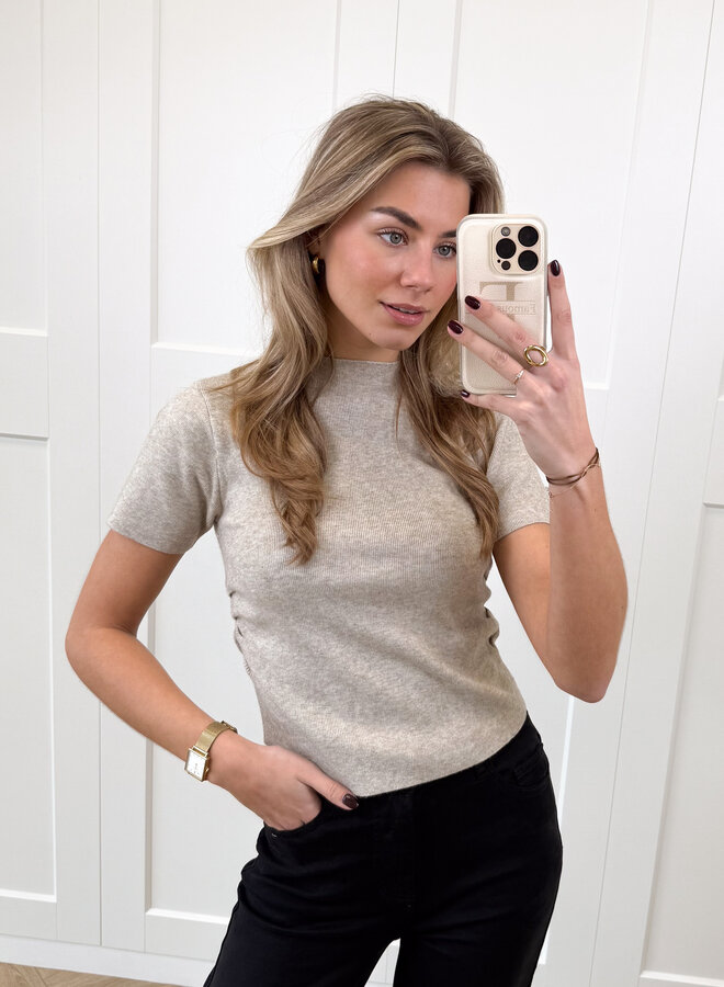 Top Lou taupe