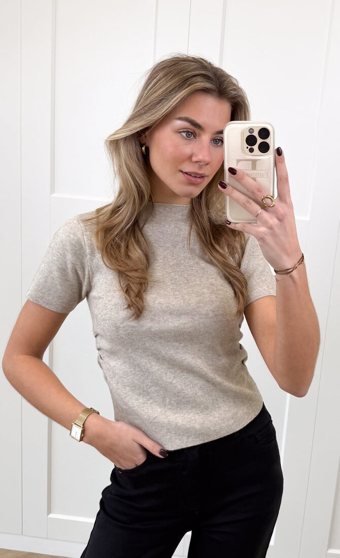 Top Lou taupe