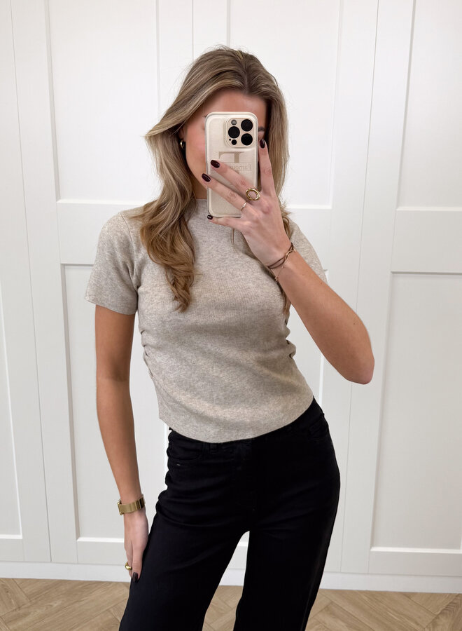 Top Lou taupe