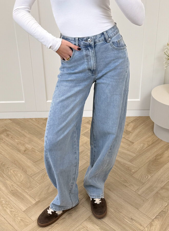 Balloon jeans Liva lichtblauw