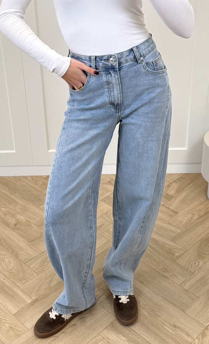 Balloon jeans Liva lichtblauw