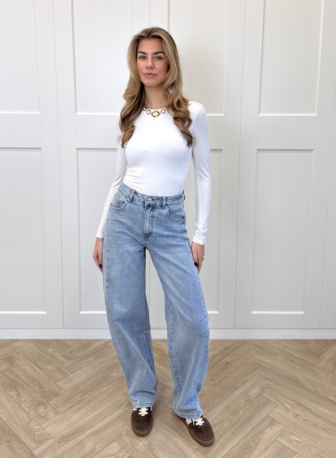 Balloon jeans Liva lichtblauw
