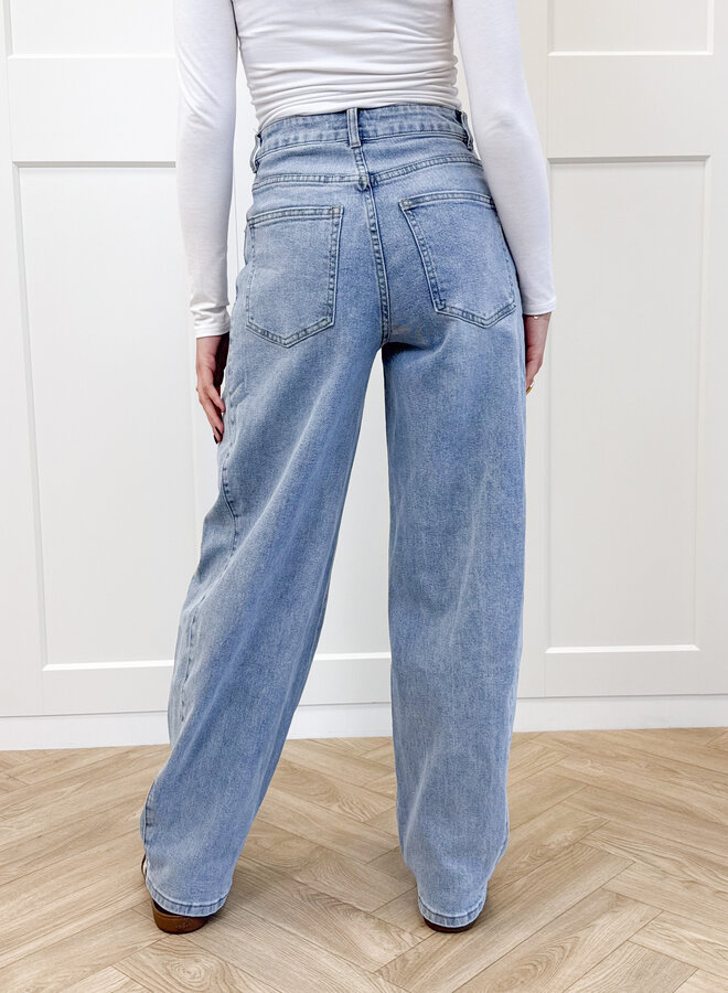 Balloon jeans Liva lichtblauw