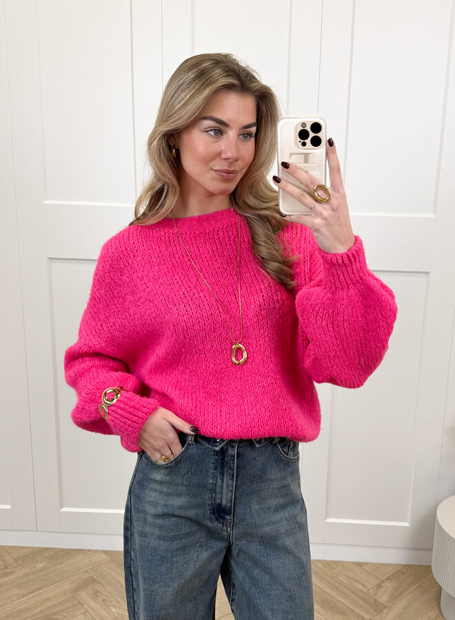 Trui Ella fuchsia