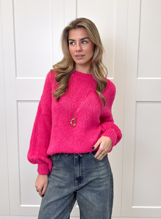 Trui Ella fuchsia