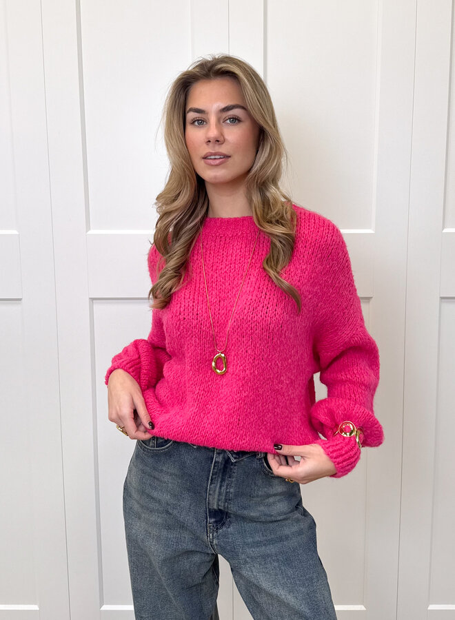 Trui Ella fuchsia