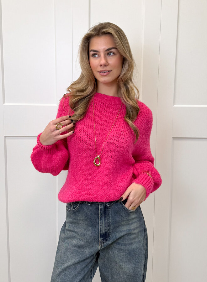 Trui Ella fuchsia