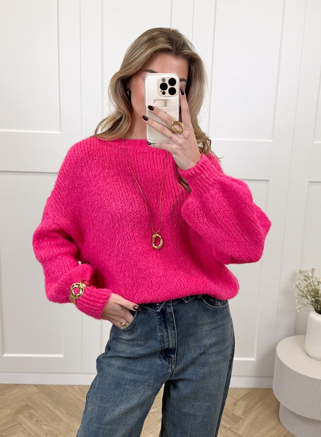 Trui Ella fuchsia