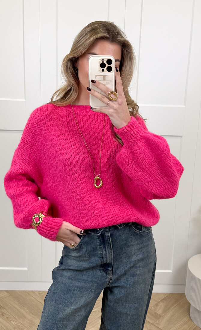 Trui Ella fuchsia