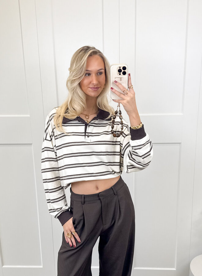 Polo sweater Luna beige