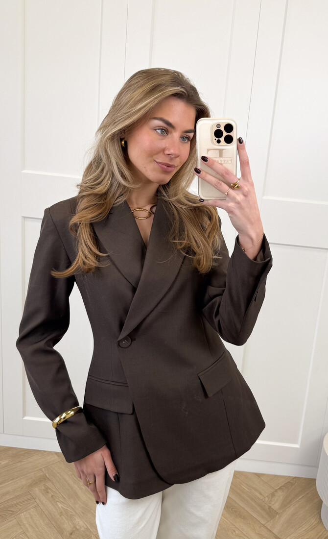 Blazer Rose bruin