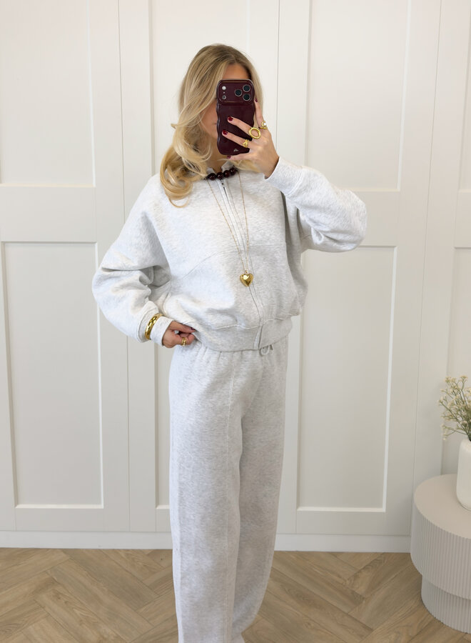 Joggingpak Sadie lichtgrijs