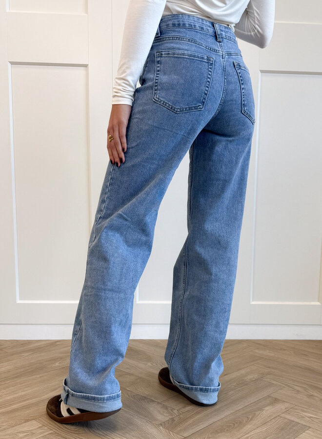 Tall jeans Kay blauw