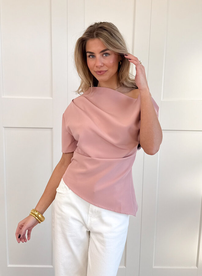 Top off shoulder Candice roze