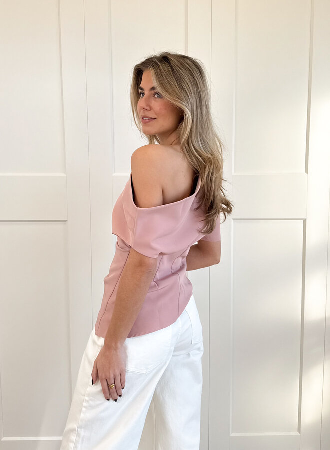 Top off shoulder Candice roze