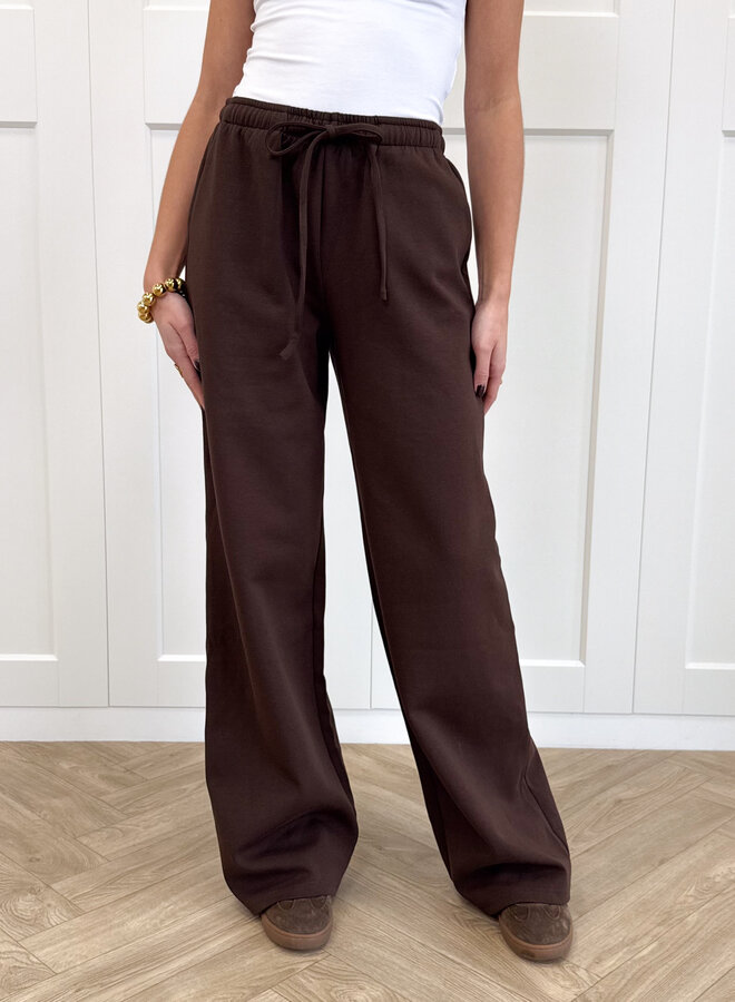 Joggingbroek Melina bruin