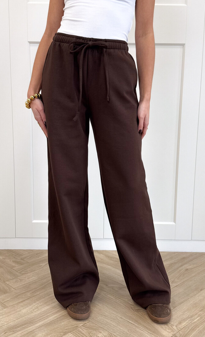 Joggingbroek Melina bruin