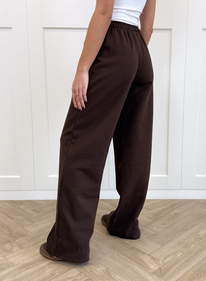 Joggingbroek Melina bruin