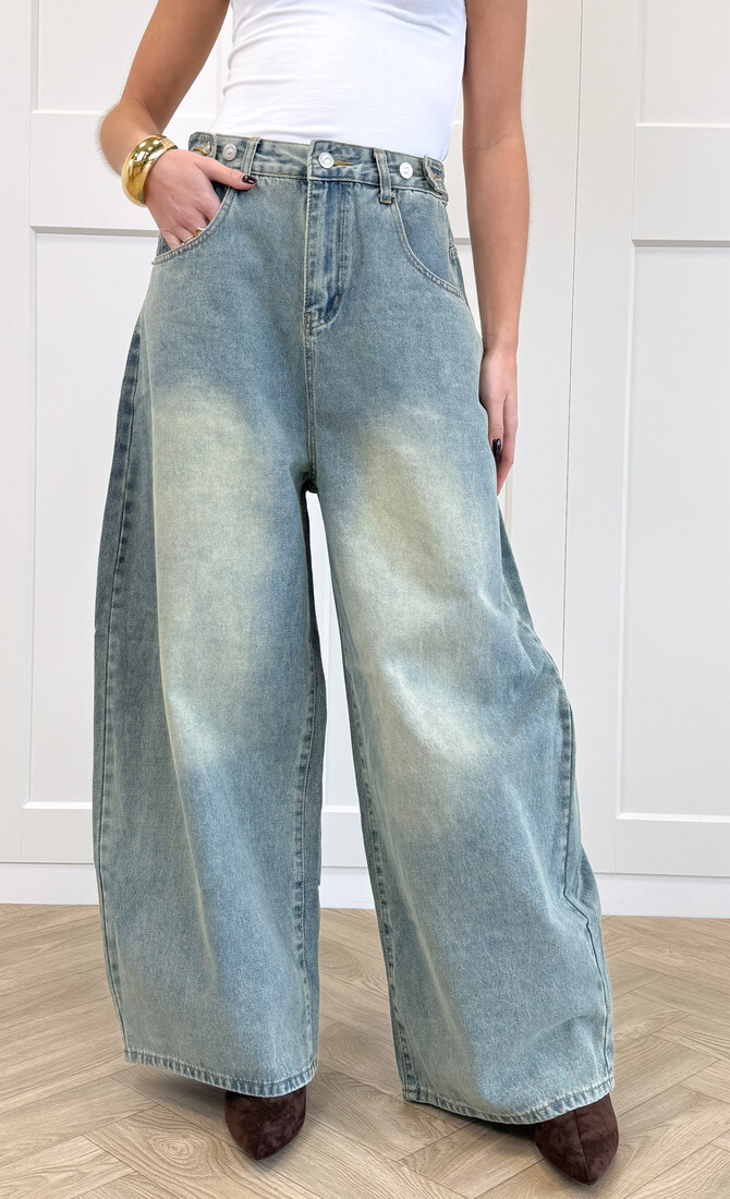 Balloon jeans Amber blauw