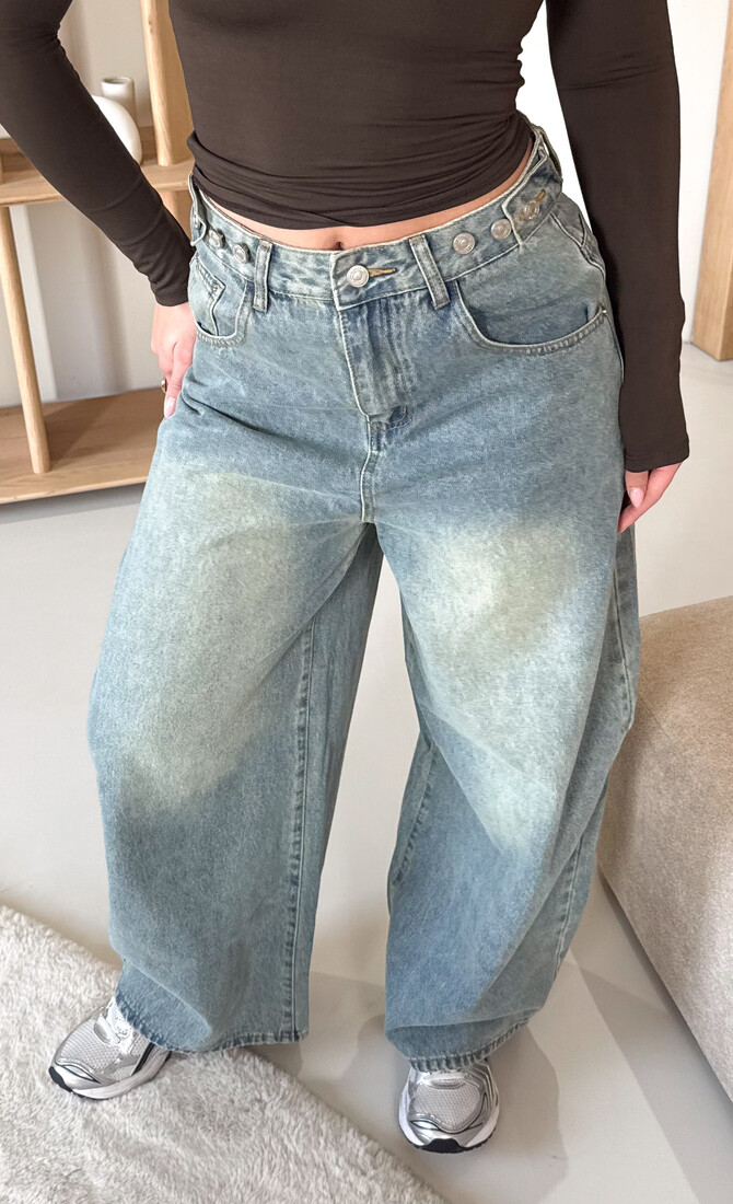 Balloon jeans Amber blauw