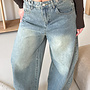 Balloon jeans Amber blauw