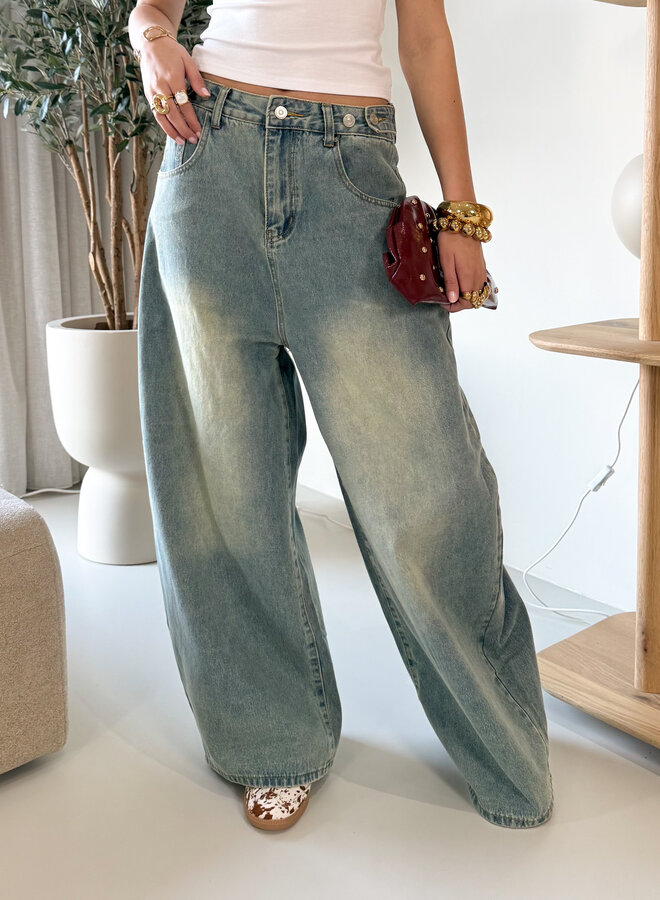 Balloon jeans Amber blauw