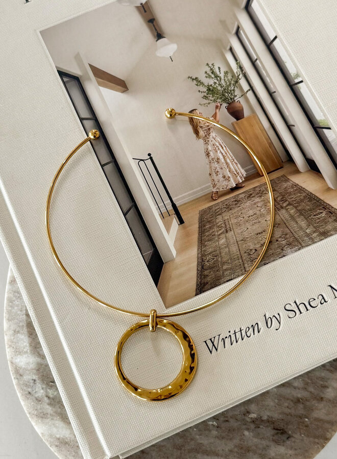 Gouden Cirkel Choker