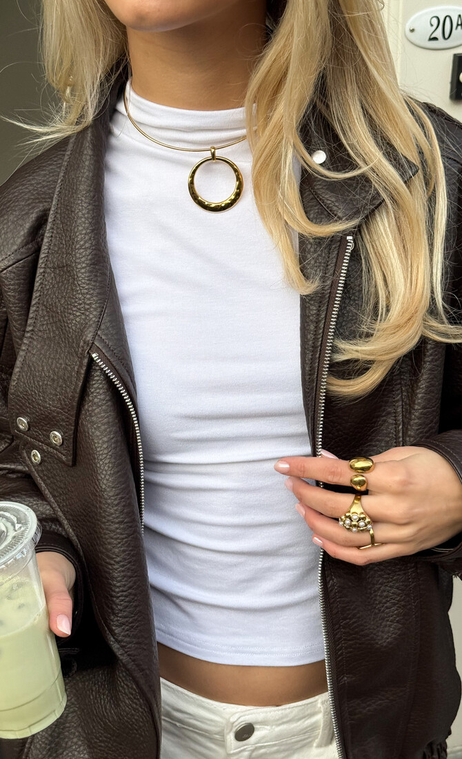 Gouden Cirkel Choker