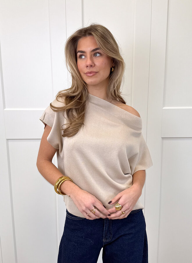 Ally top beige