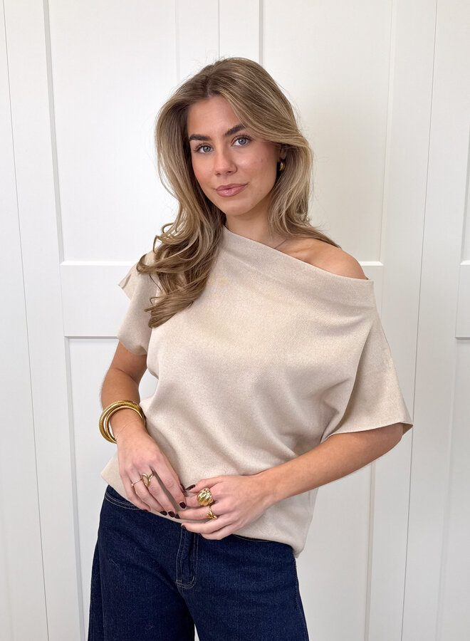 Ally top beige