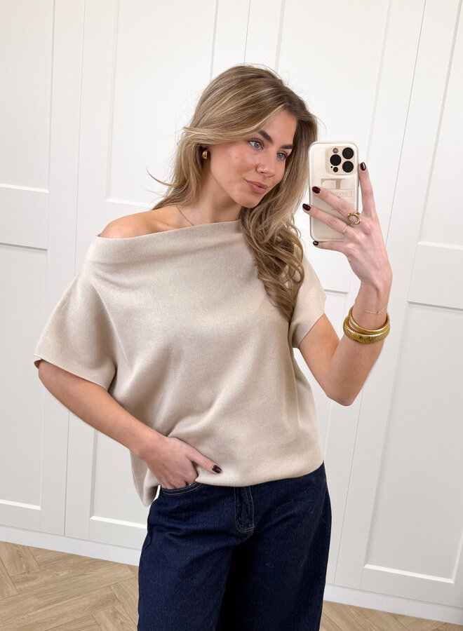 Ally top beige
