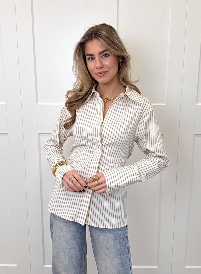 Blouse Isabella beige ( PRE ORDER )