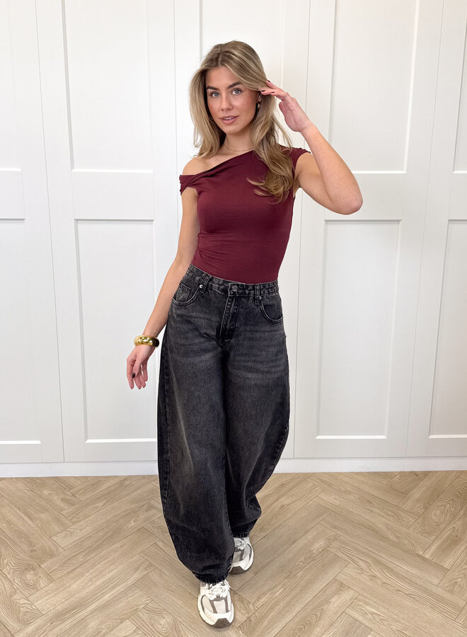 Jeans Barrel Iron zwart