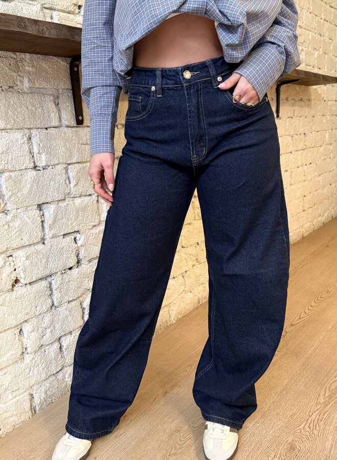 Jeans Lina donkerblauw