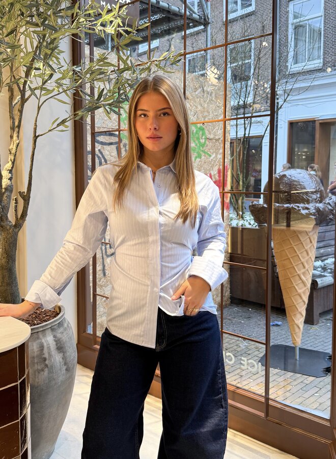 Blouse Isabella blauw ( PRE ORDER )