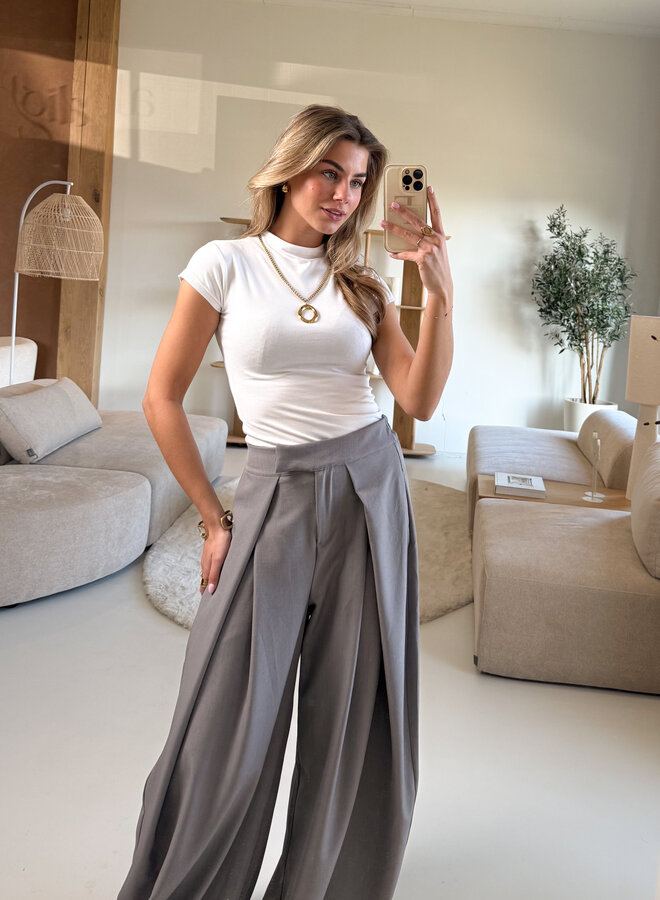 Pantalon Mavie grijs