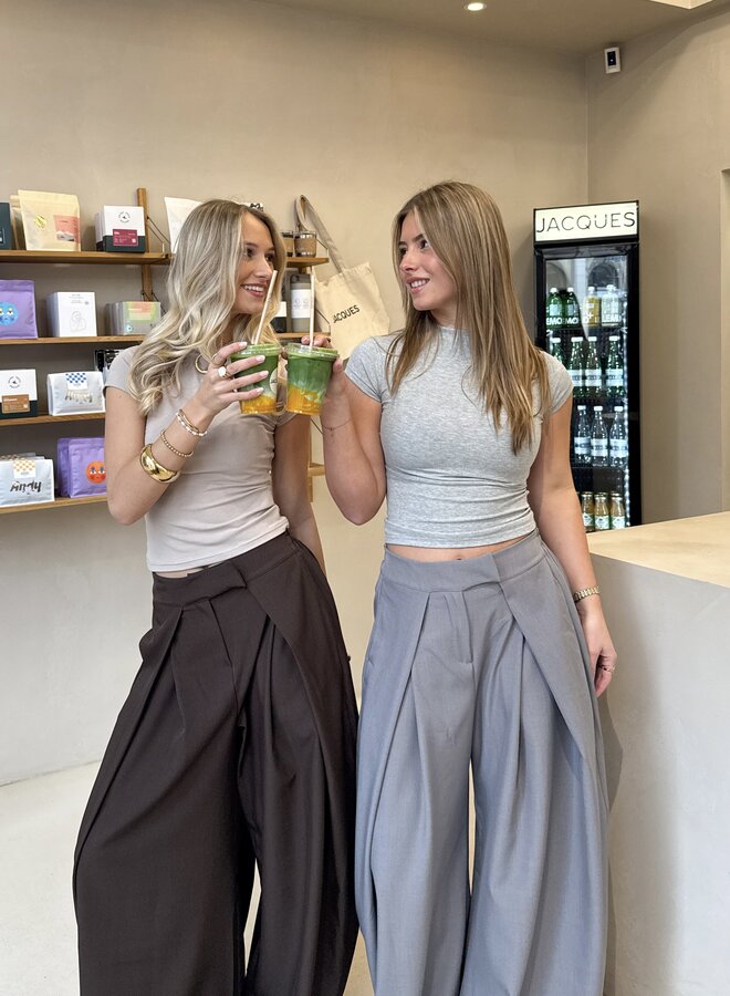 Pantalon Mavie grijs