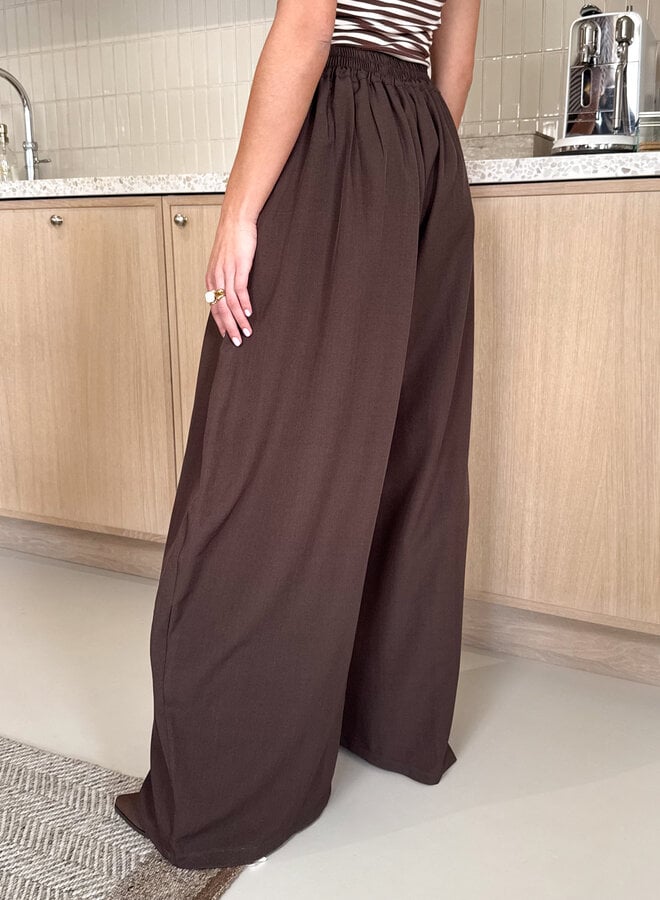 Pantalon Mavie bruin