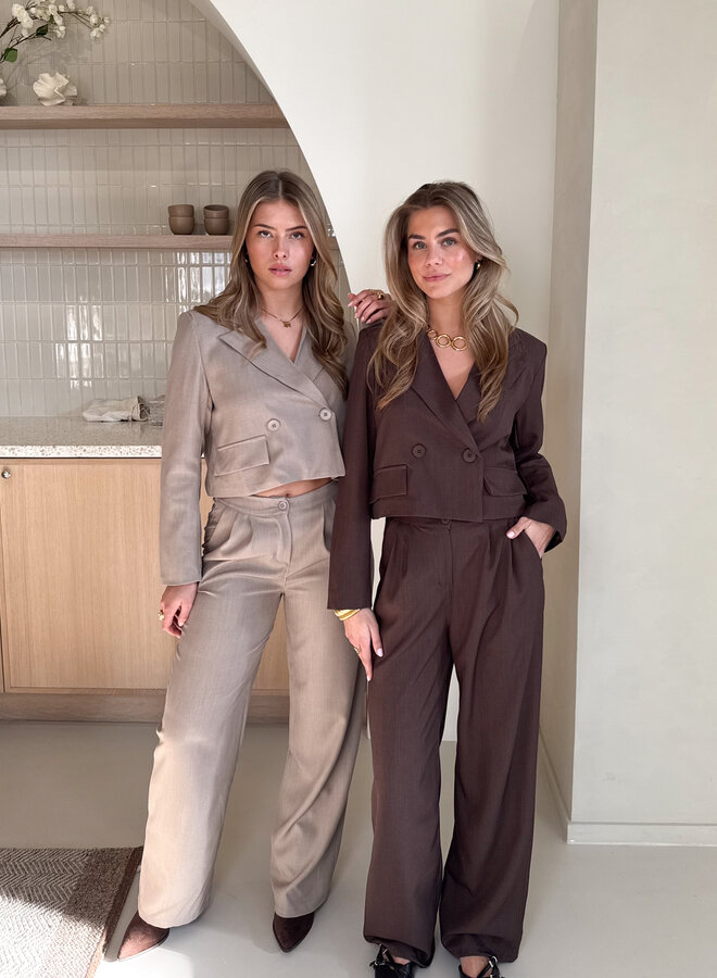 Co-ord set Rosalie taupe