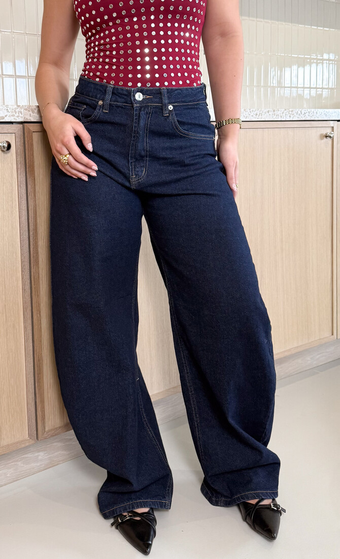 Jeans Lina donkerblauw