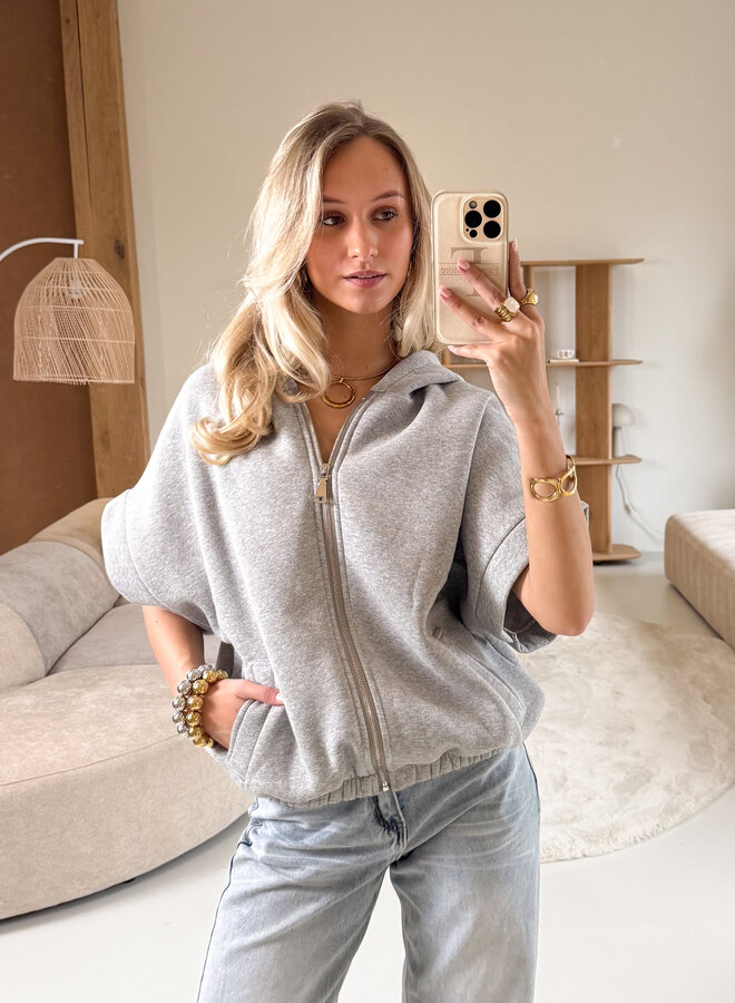Zippervest Marivelle Grijs