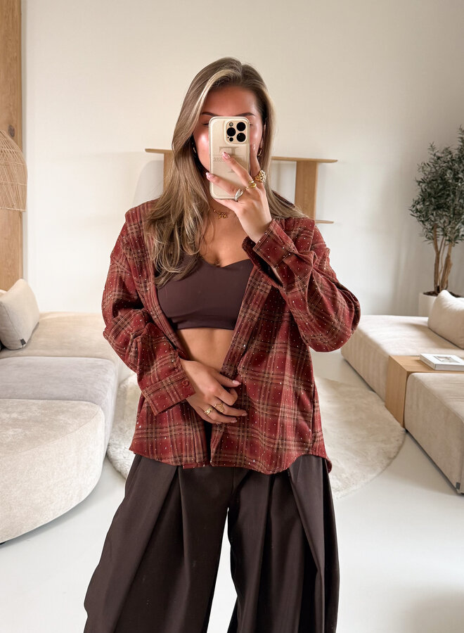 Blouse Audrey bordeaux