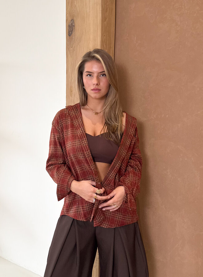 Blouse Audrey bordeaux